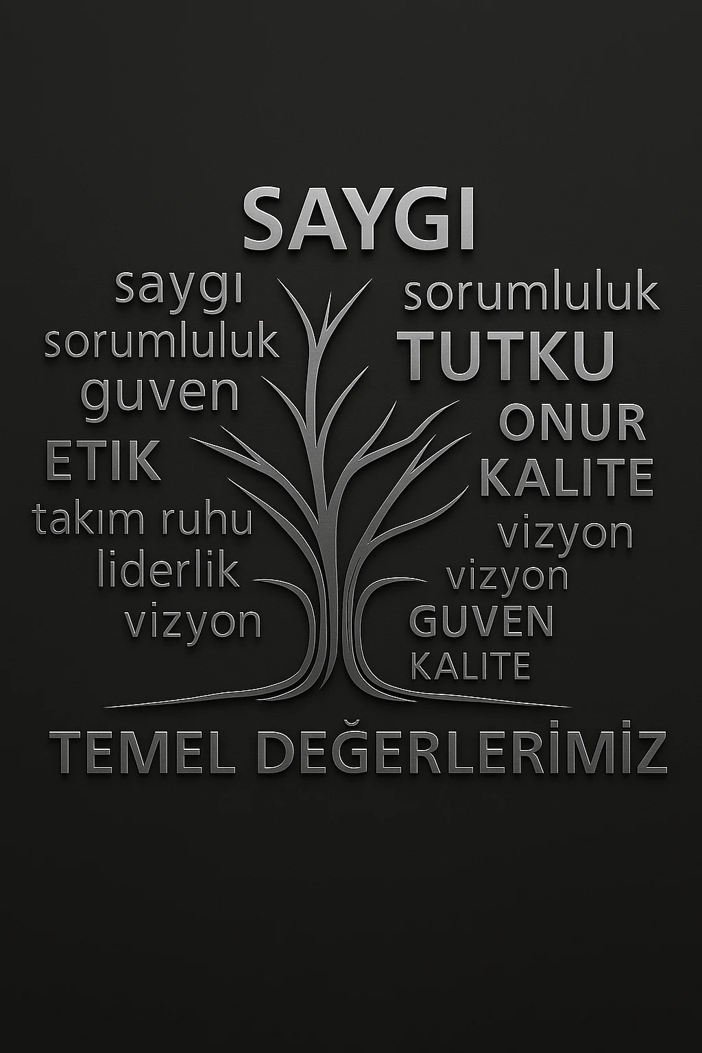 Kurumsal değerler kahraman görseli